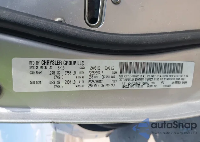 3C4PDCAB5DT710086: 43351523