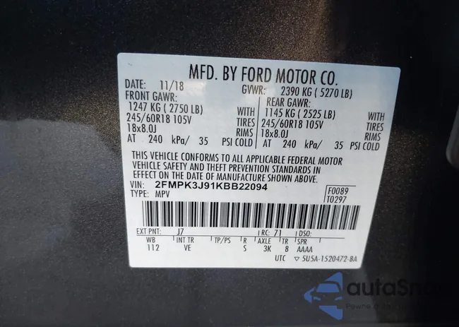 2FMPK3J91KBB22094: 43352779