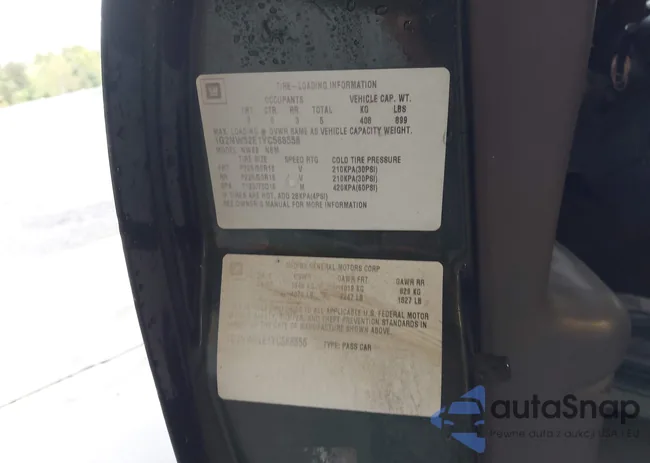 1G2NW52E1YC568556: 43352811