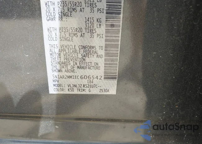 5N1AR2MM1EC606542: 43353075