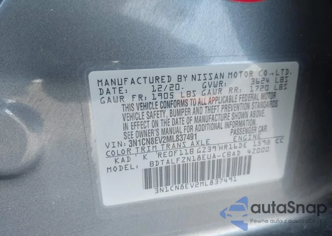 3N1CN8EV2ML837491: 43353268