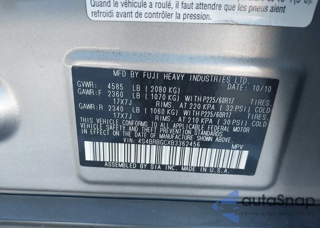 4S4BRBGCXB3362456: 43352411