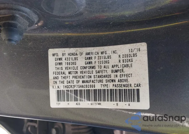 1HGCR2F75HA090966: 43352550