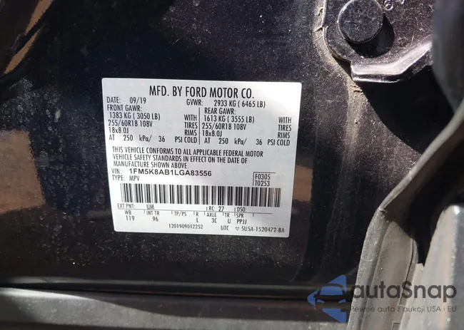 1FM5K8AB1LGA83556: 43353711