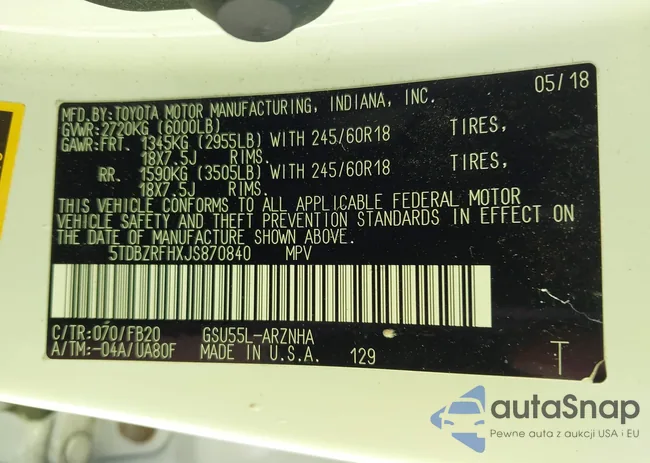 5TDBZRFHXJS870840: 43353717