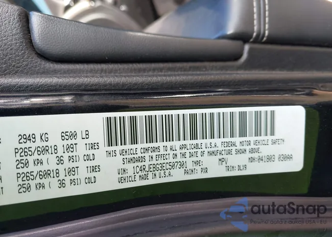 1C4RJEBG3EC507301: 43353906