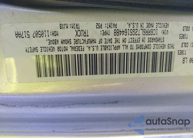 1C6RR6LT2GS164488: 43353941