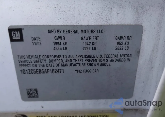 1G1ZC5EB6AF162471: 43353960