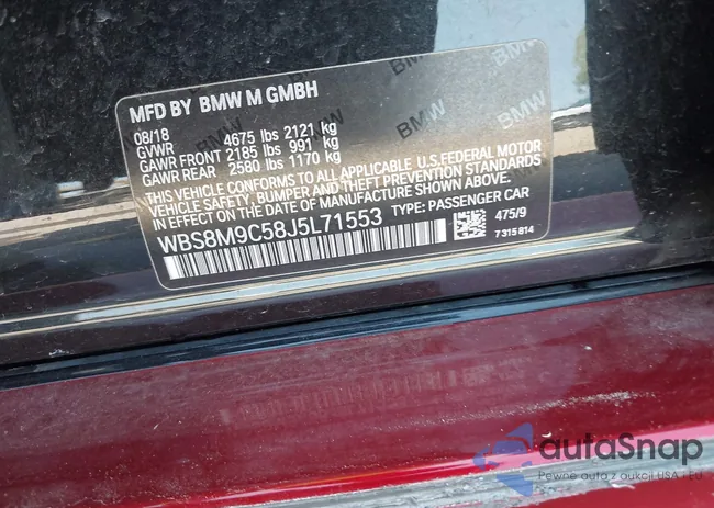 WBS8M9C58J5L71553: 43354002