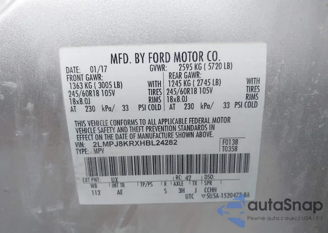 2LMPJ8KRXHBL24282: 43354065