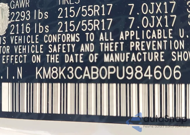 KM8K3CAB0PU984606: 43354186