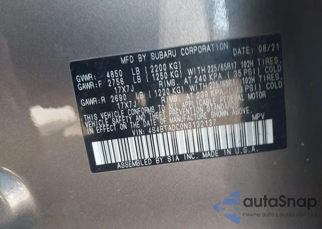 4S4BTADC0N3132137: 43354248