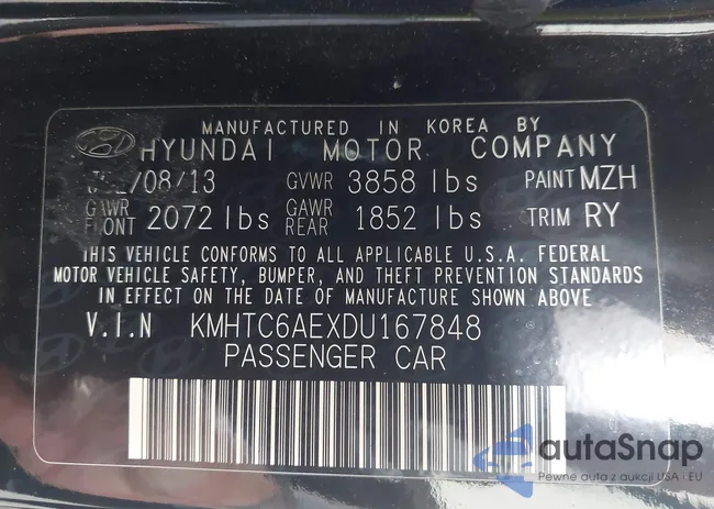 KMHTC6AEXDU167848: 43353403