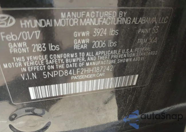 5NPD84LF2HH187242: 43354953