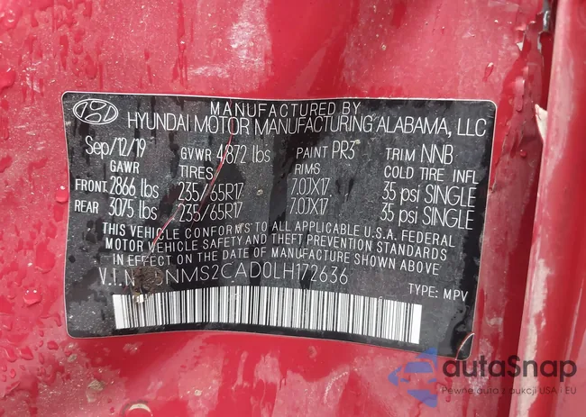 5NMS2CAD0LH172636: 43355111