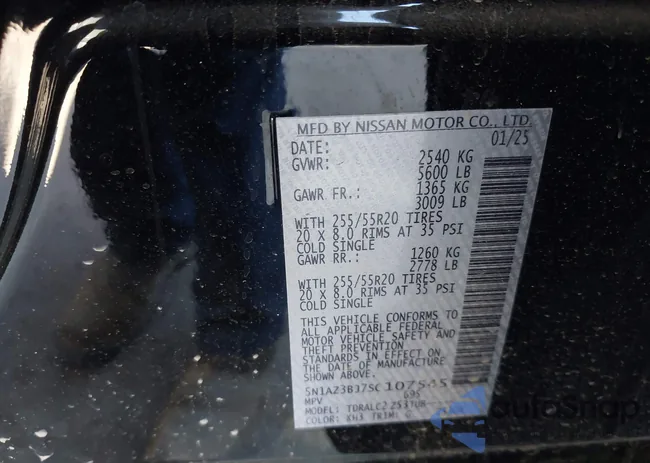 5N1AZ3BJ7SC107545: 43355166