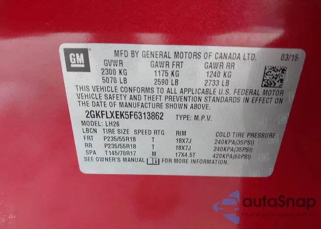 2GKFLXEK5F6313862: 43354369