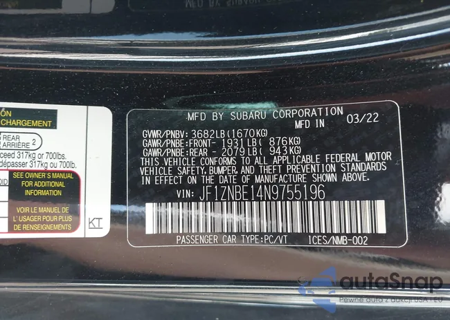 JF1ZNBE14N9755196: 43355685