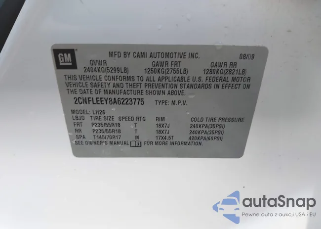 2CNFLEEY8A6223775: 43355693