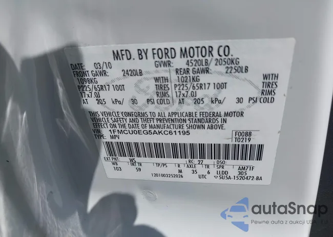 1FMCU0EG5AKC61195: 43355714