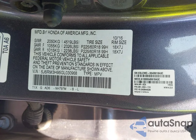 5J6RM3H95GL030968: 43355739
