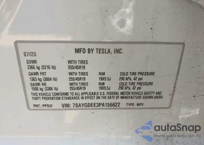 7SAYGDEE3PA156622: 43355932