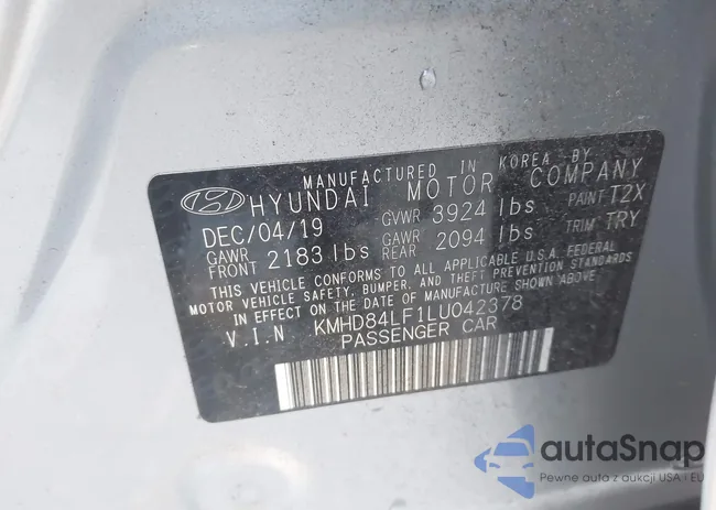 KMHD84LF1LU042378: 43356005