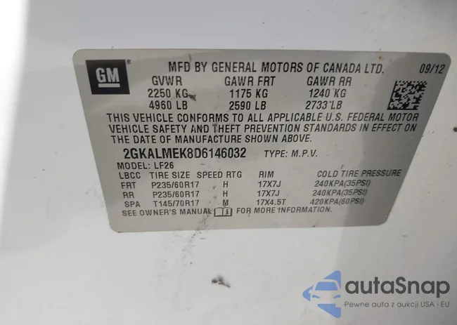 2GKALMEK8D6146032: 43356050