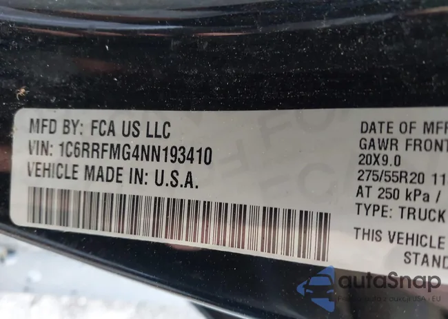 1C6RRFMG4NN193410: 43356080