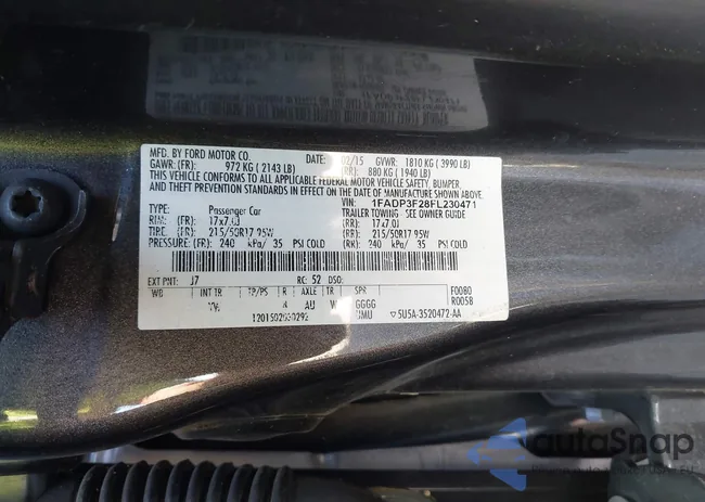 1FADP3F28FL230471: 43356142