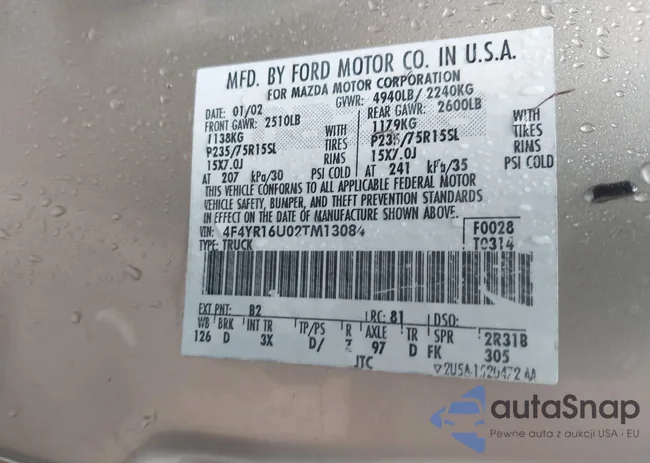 4F4YR16U02TM13084: 43356234