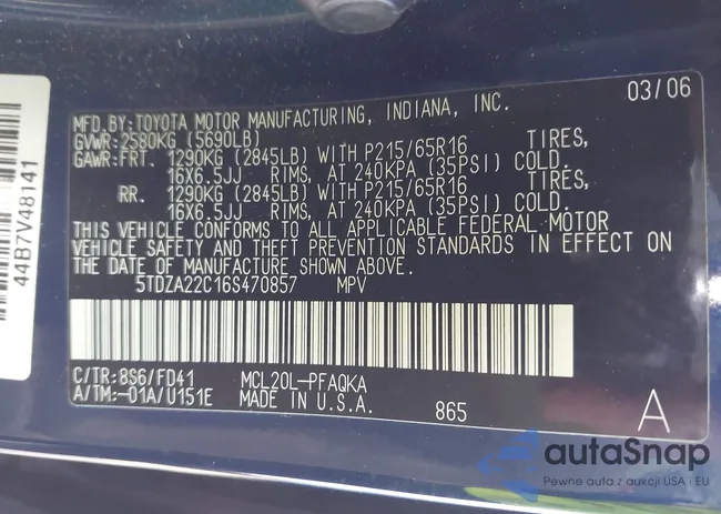 5TDZA22C16S470857: 43355436