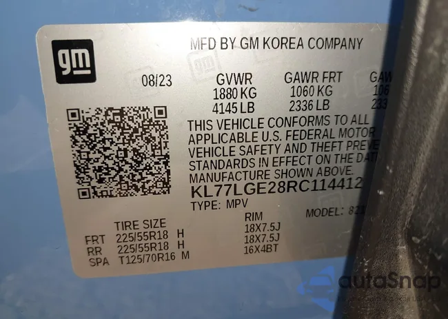 KL77LGE28RC114412: 43355472