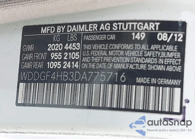 WDDGF4HB3DA775716: 43355480