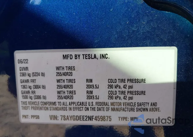 7SAYGDEE2NF459875: 43356887