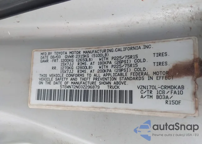 5TEWN72N03Z296879: 43356937