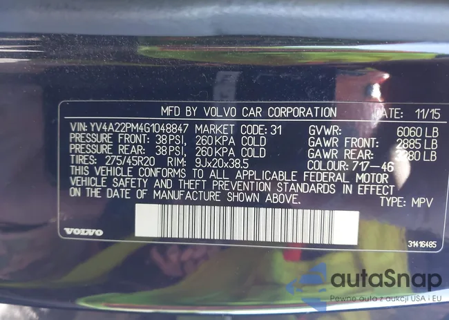 YV4A22PM4G1048847: 43356293