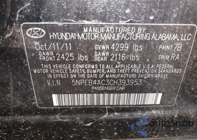 5NPEB4AC3CH393953: 43356603