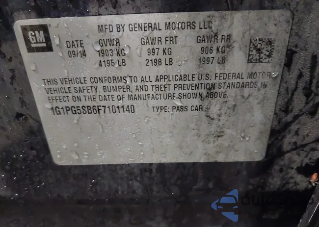 1G1PG5SB6F7101140: 43357948