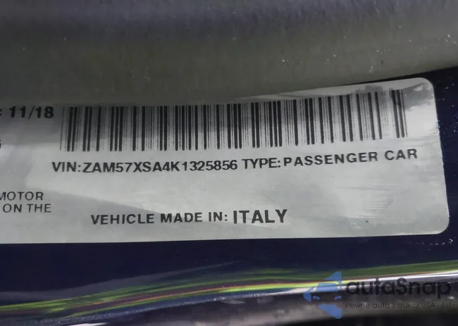 ZAM57XSA4K1325856: 43358143