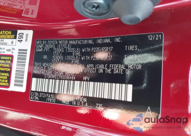 5TDKRKEC7NS096484: 43357285