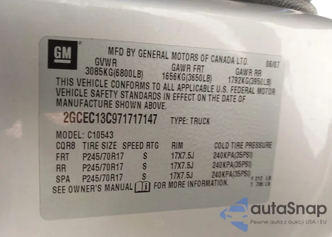 2GCEC13C971717147: 43358785