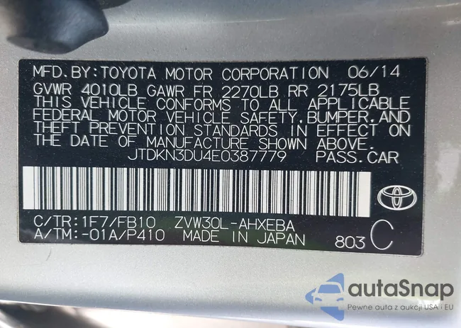 JTDKN3DU4E0387779: 43358904