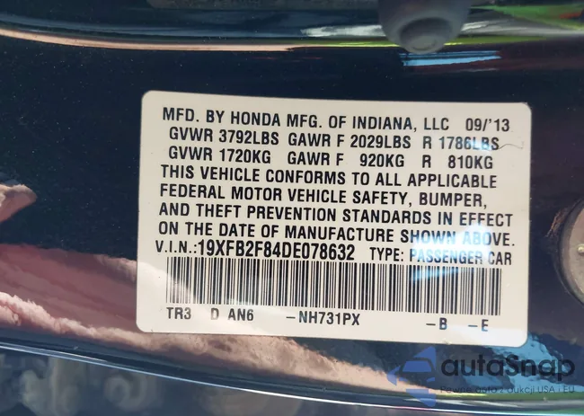 19XFB2F84DE078632: 43358976