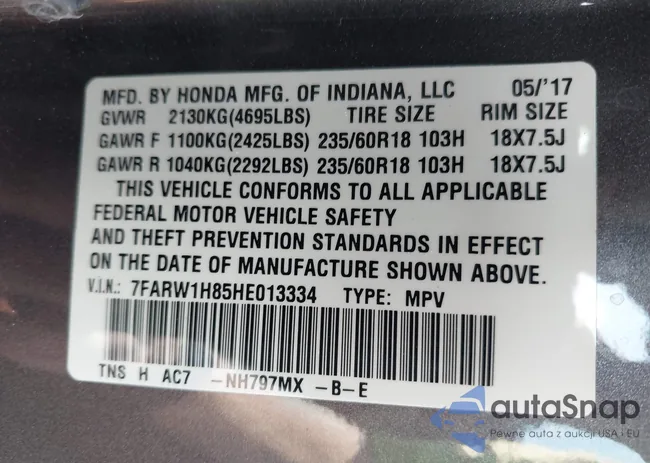 7FARW1H85HE013334: 43359130