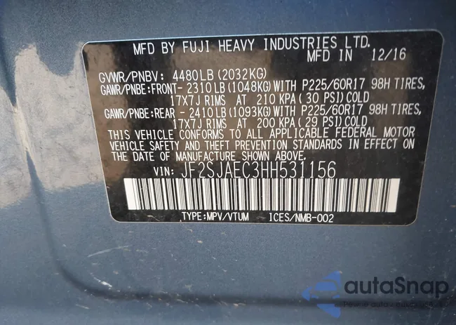 JF2SJAEC3HH531156: 43359171