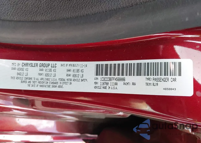 1C3CCCBB7FN568086: 43359187