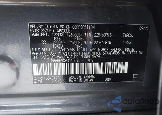 JTMB6RFVXPD115898: 43359270