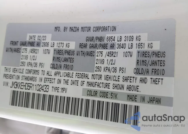 JM3KKEHD5R1102433: 43358290