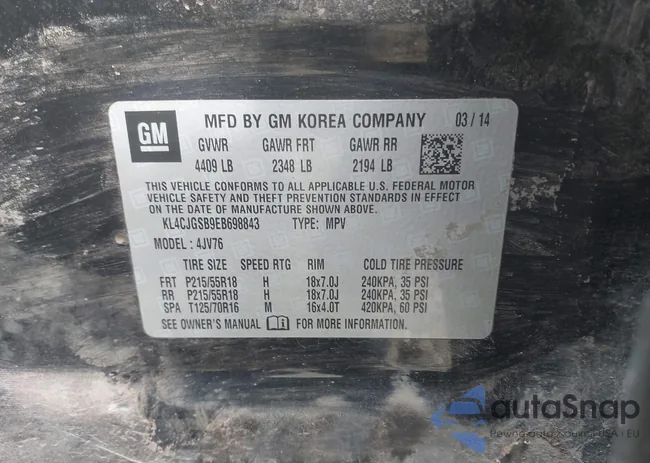 KL4CJGSB9EB698843: 43358461